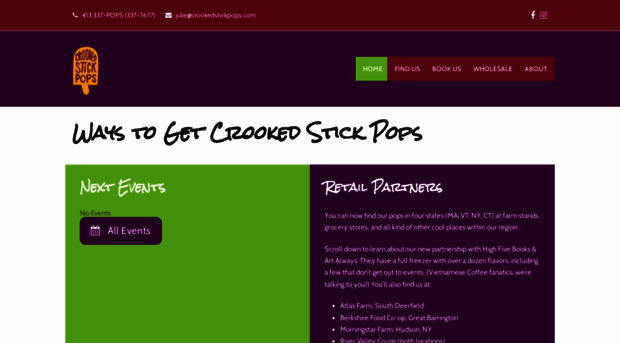 crookedstickpops.com