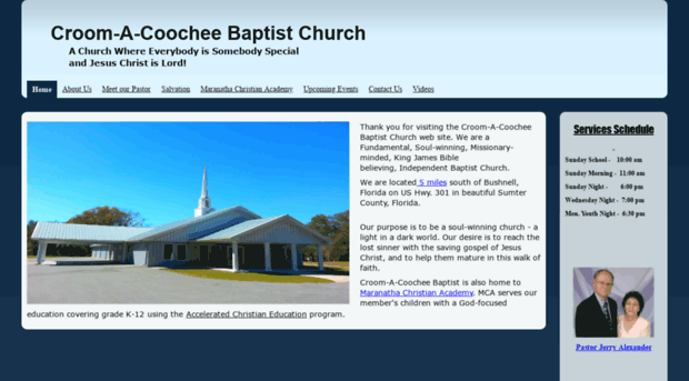 croombaptistchurch.org