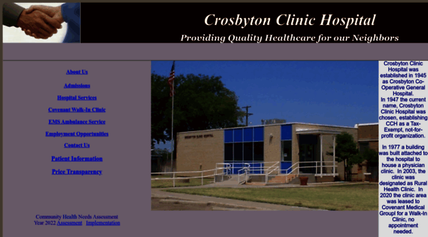 crosbytonclinichospital.com