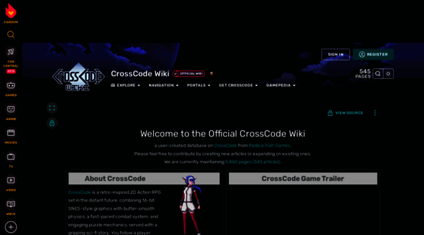 crosscode.gamepedia.com
