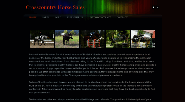 crosscountryhorsesales.com