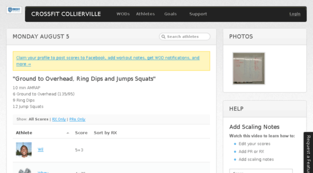 crossfitcollierville.socialwod.com