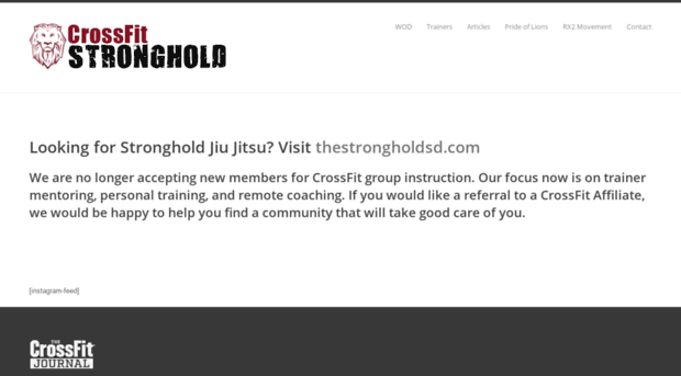 crossfitstronghold.com