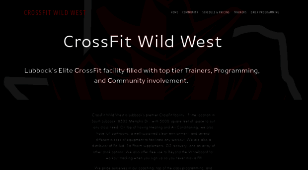 crossfitwildwest.com