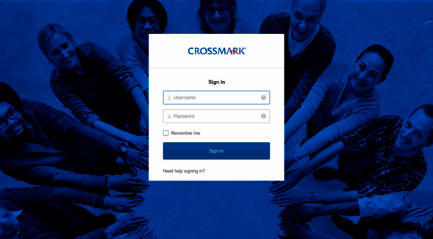 crossmark.okta.com - CROSSMARK, Inc. - Sign In - CROSSMARK ...