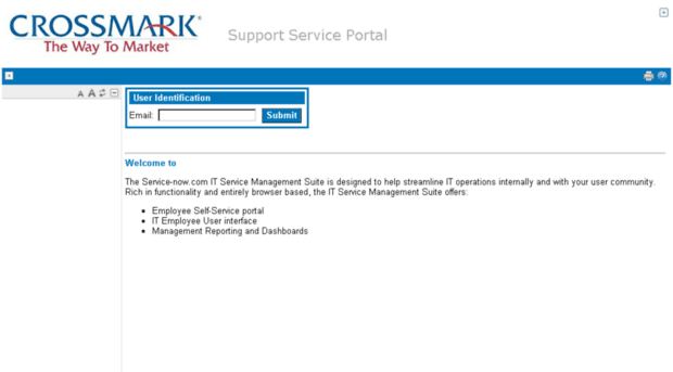 crossmark.service-now.com