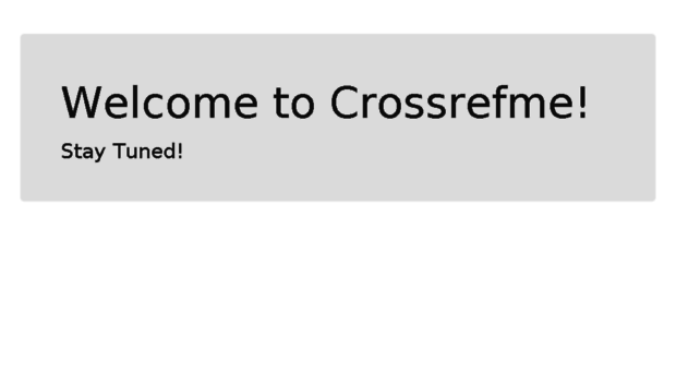 crossrefme.com