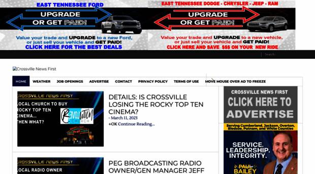 crossvillenews1st.com