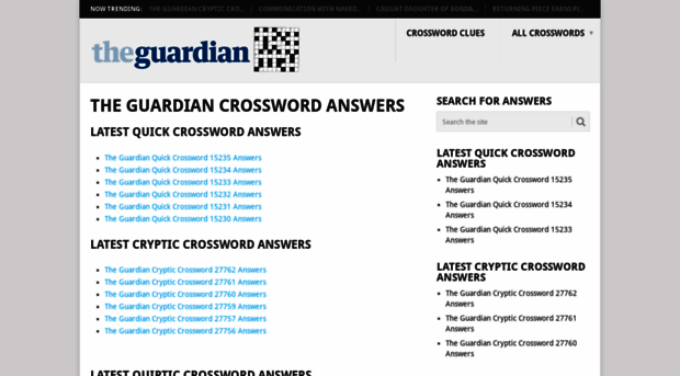 crosswordanswers.co.uk