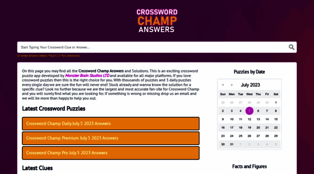 crosswordchampanswers.com