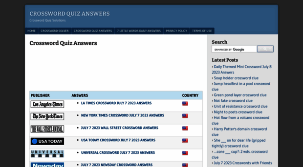 crosswordquizanswers.com