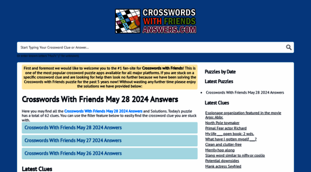 crosswordswithfriendsanswers.com