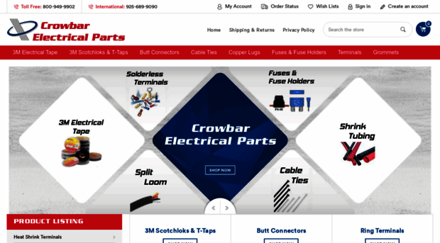 crowbarelectricalparts.com