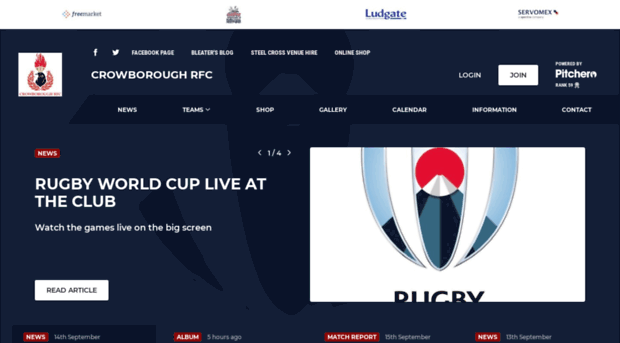 crowboroughrugby.com