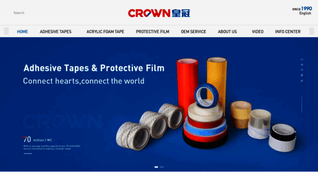 crownadhesivetape.com