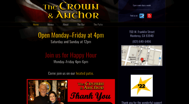 crownandanchor.net