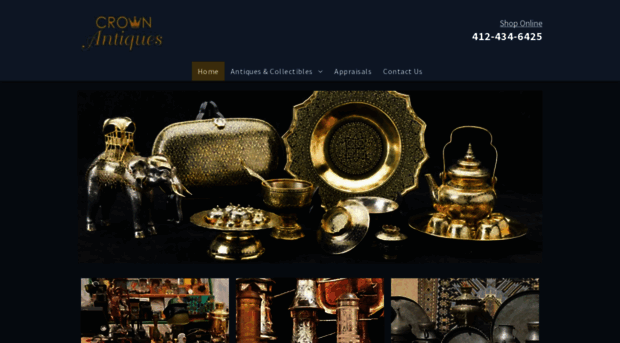 crownantiques.com