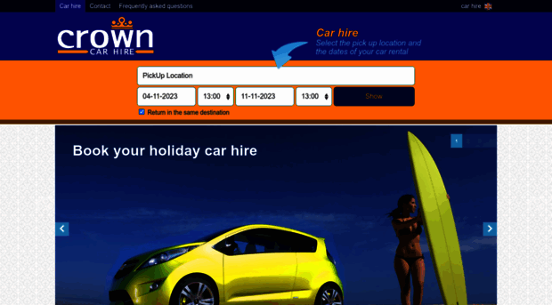 crowncarhire.com