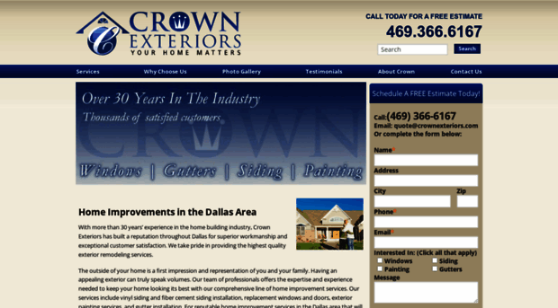 crownexteriors.com