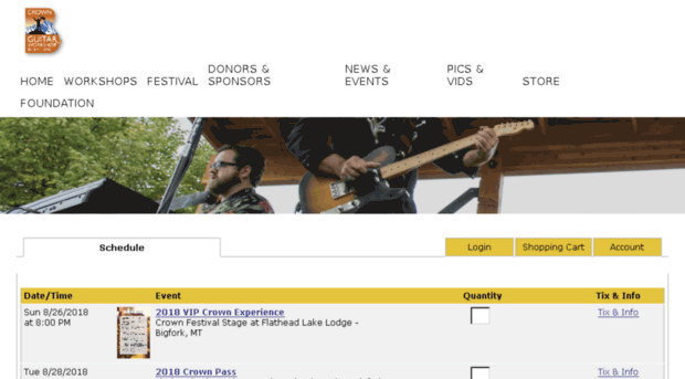 crownguitarfest.tix.com
