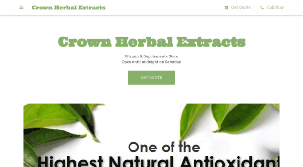 crownherbalextracts.business.site