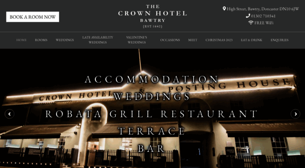 crownhotel-bawtry.com