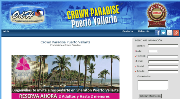 crownparadisepuertovallarta.com.mx