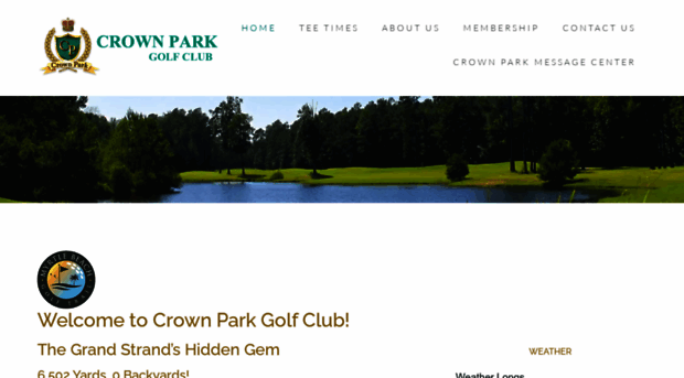 crownparkgolf.com