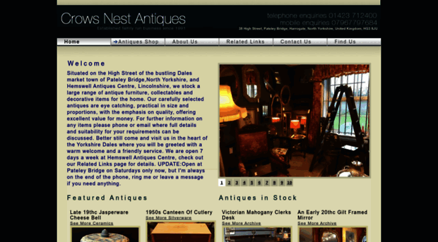 crowsnest-antiques.com