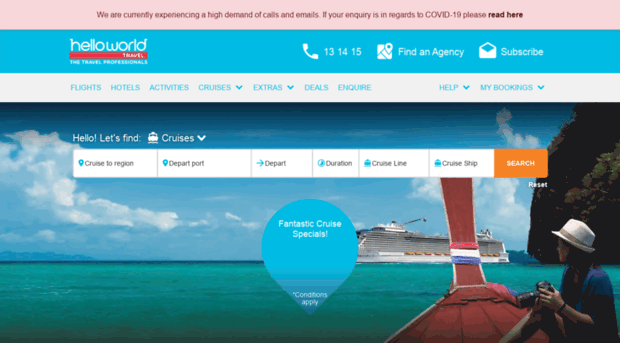 cruise.helloworld.com.au