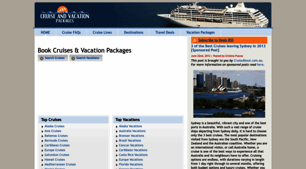 cruiseandvacationpackages.com