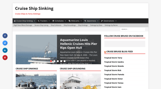 cruiseshipsinking.com