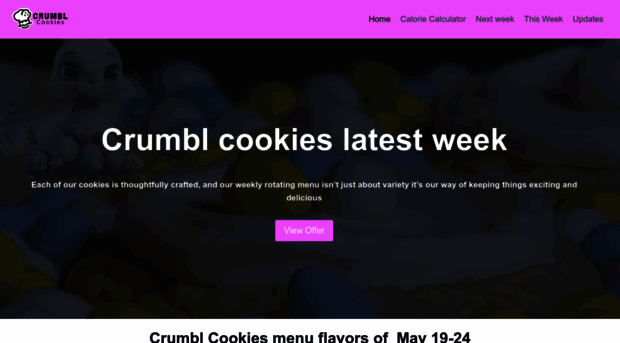 crumblcookiesmenus.us