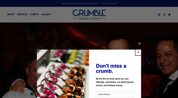 crumblecatering.com