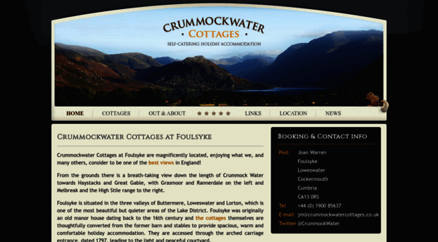 crummockwatercottages.co.uk