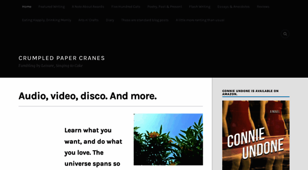 crumpledpapercranes.com