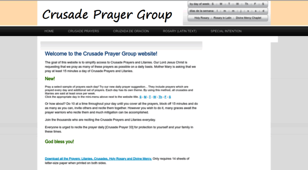 crusadeprayergroup.org