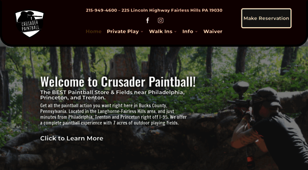 crusaderpaintball.com