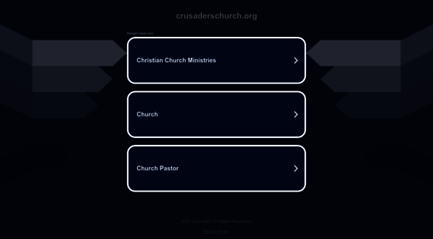 crusaderschurch.org