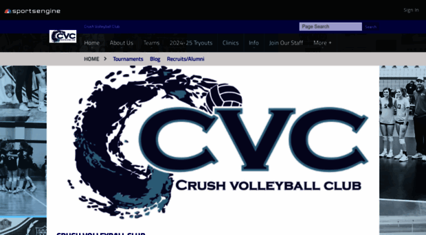 crushvolleyball.com