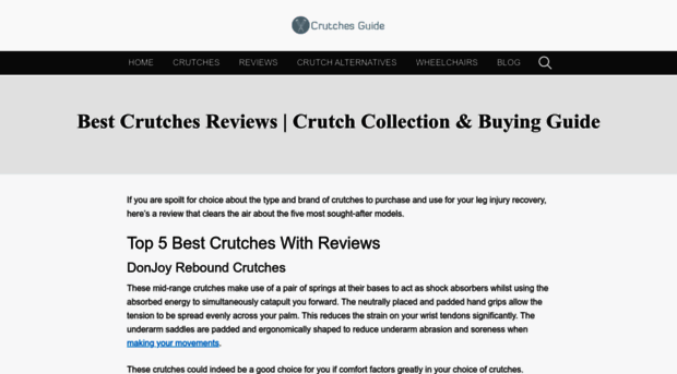 crutchesguide.com