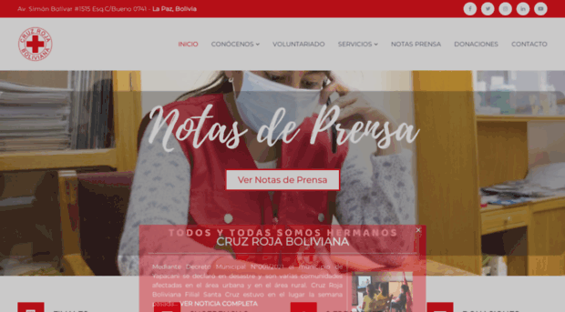 cruzrojaboliviana.org