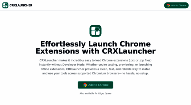 crxlauncher.com