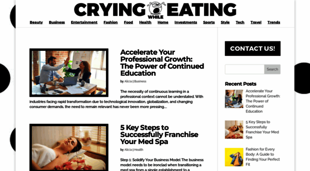 cryingwhileeating.com