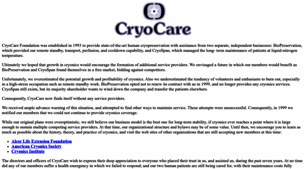 cryocare.org