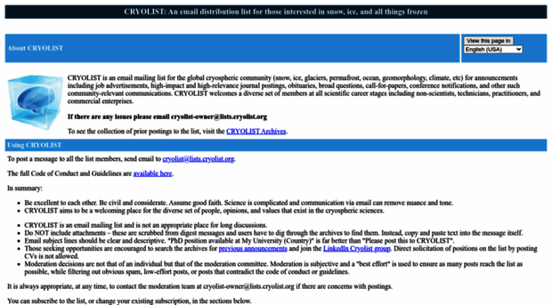 cryolist.org