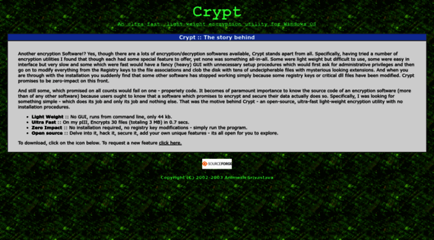 crypt.sourceforge.net