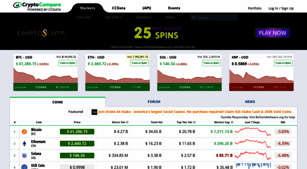 cryptocompare.com