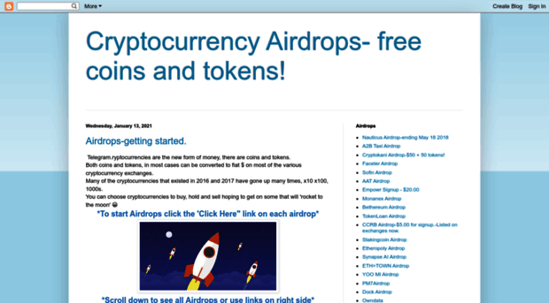 cryptocurrencyairdrops.blogspot.de