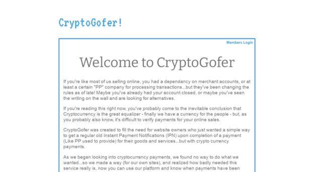 cryptogofer.com